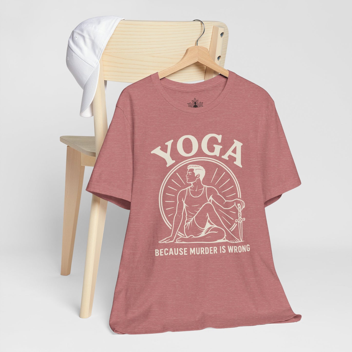 Yoga Because Murder Is Wrong Men Tee