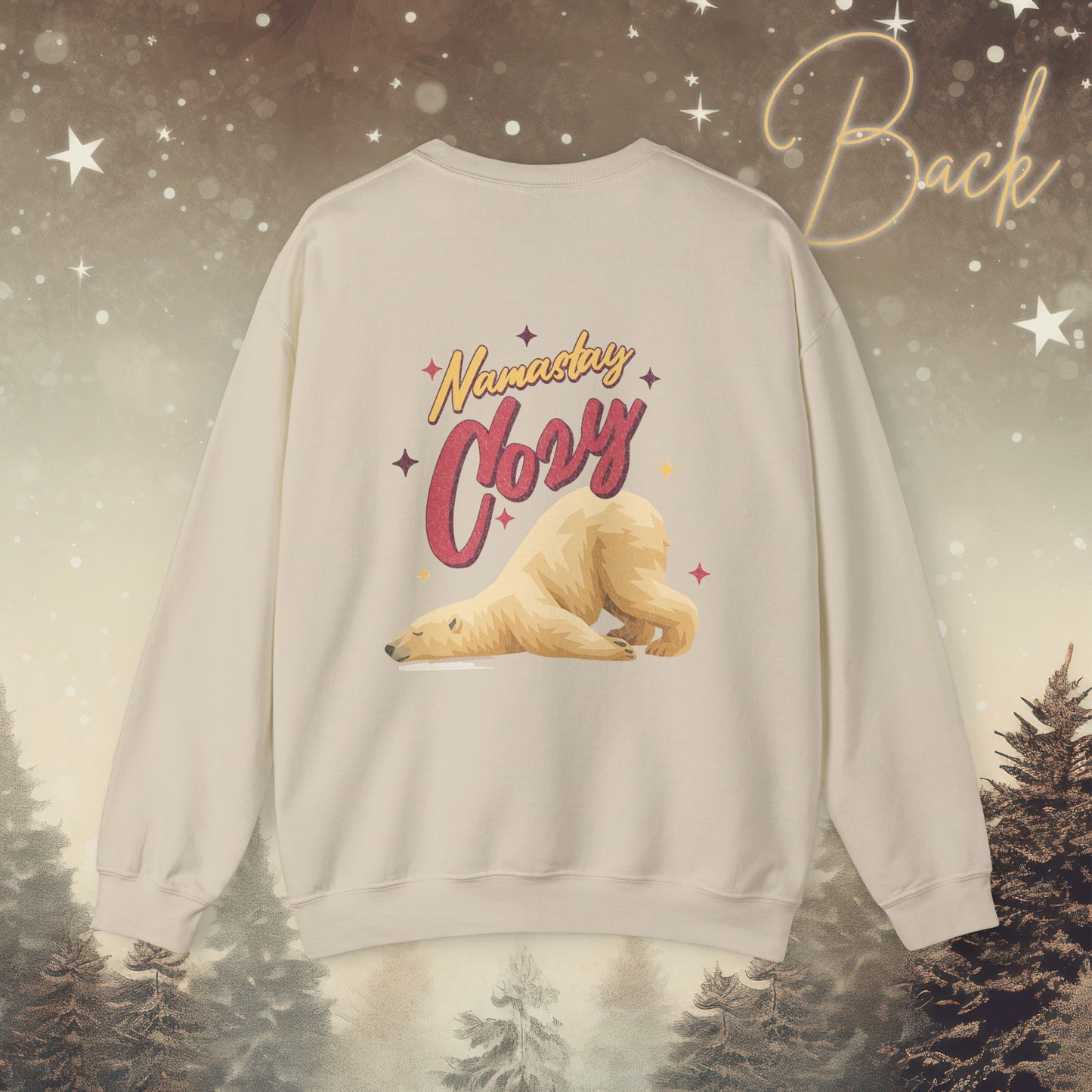 Namastay Cozy - Vintage Polar Bear Sweater