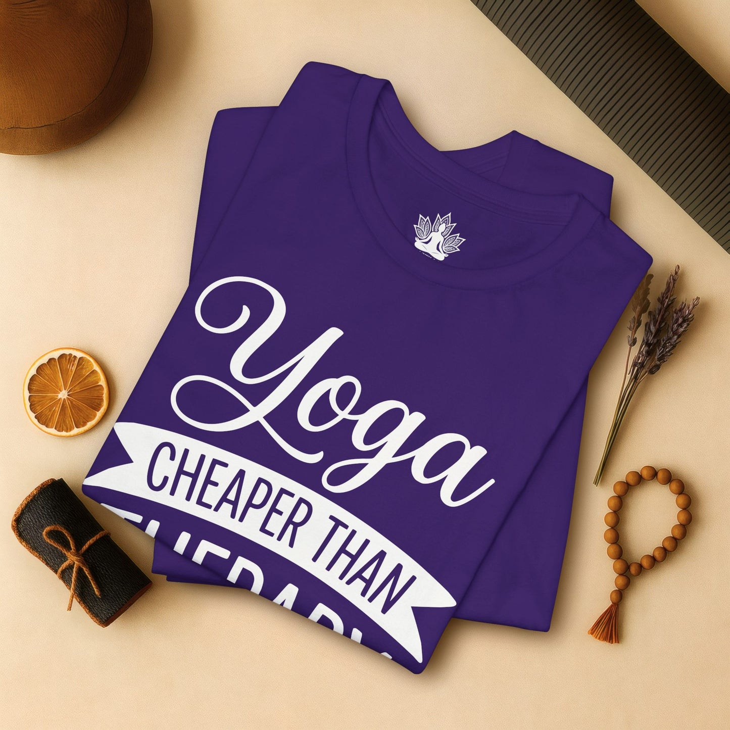 Yoga Cheaper Than Therapy Tee