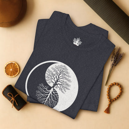 Yin Yang Tree of Balance - Spiritual Nature Tee
