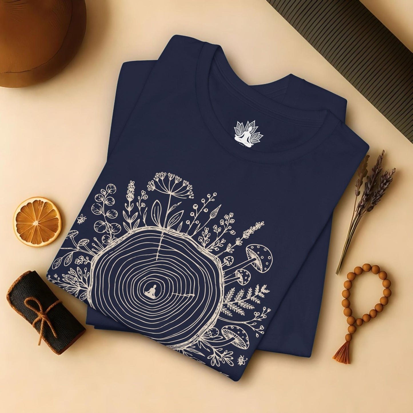 The Quiet Center Botanical Tee