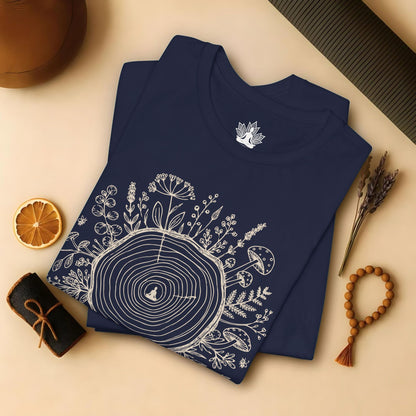 The Quiet Center Botanical Tee