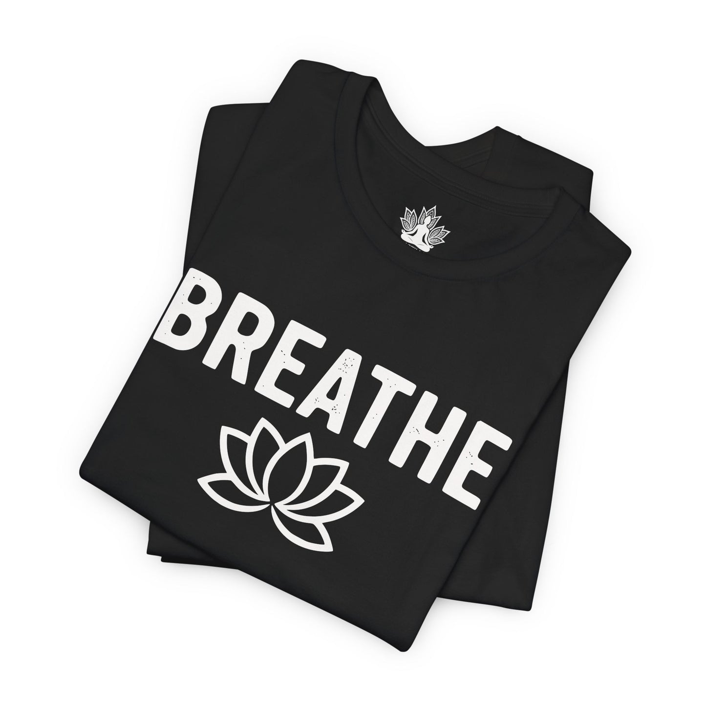 Breathe Lotus – Minimalist Yoga Class Men Tee