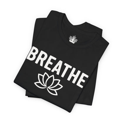 Breathe Lotus – Minimalist Yoga Class Men Tee