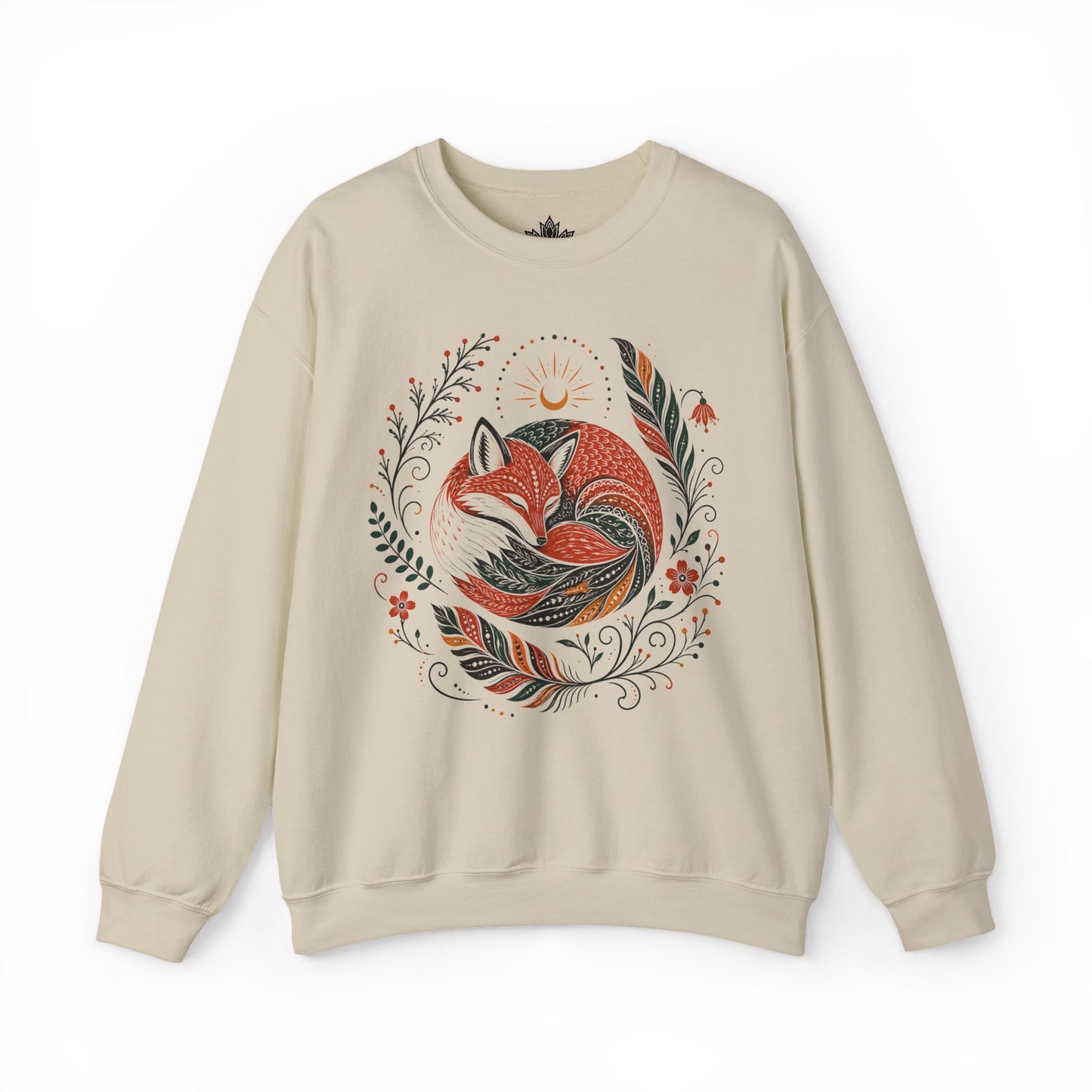Boho Fox & Feathers Sweatshirt