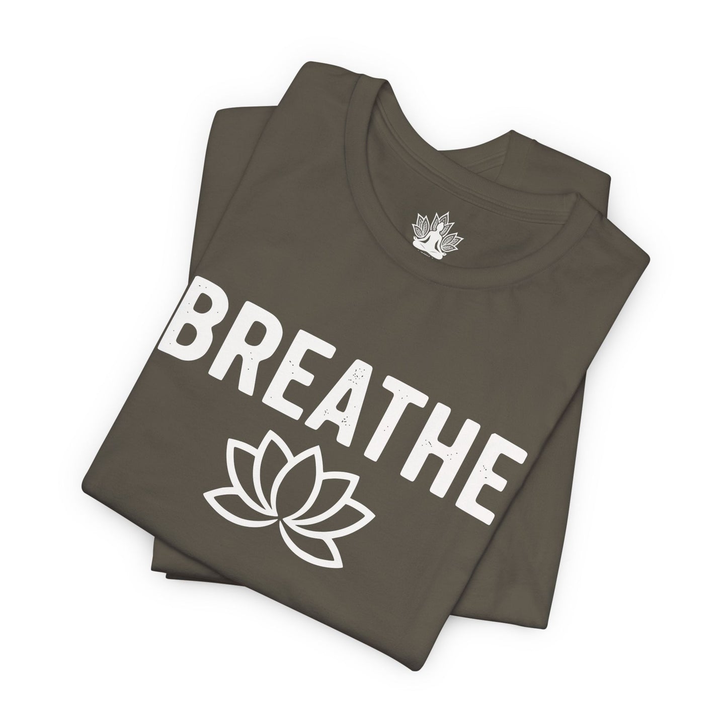 Breathe Lotus – Minimalist Yoga Class Men Tee