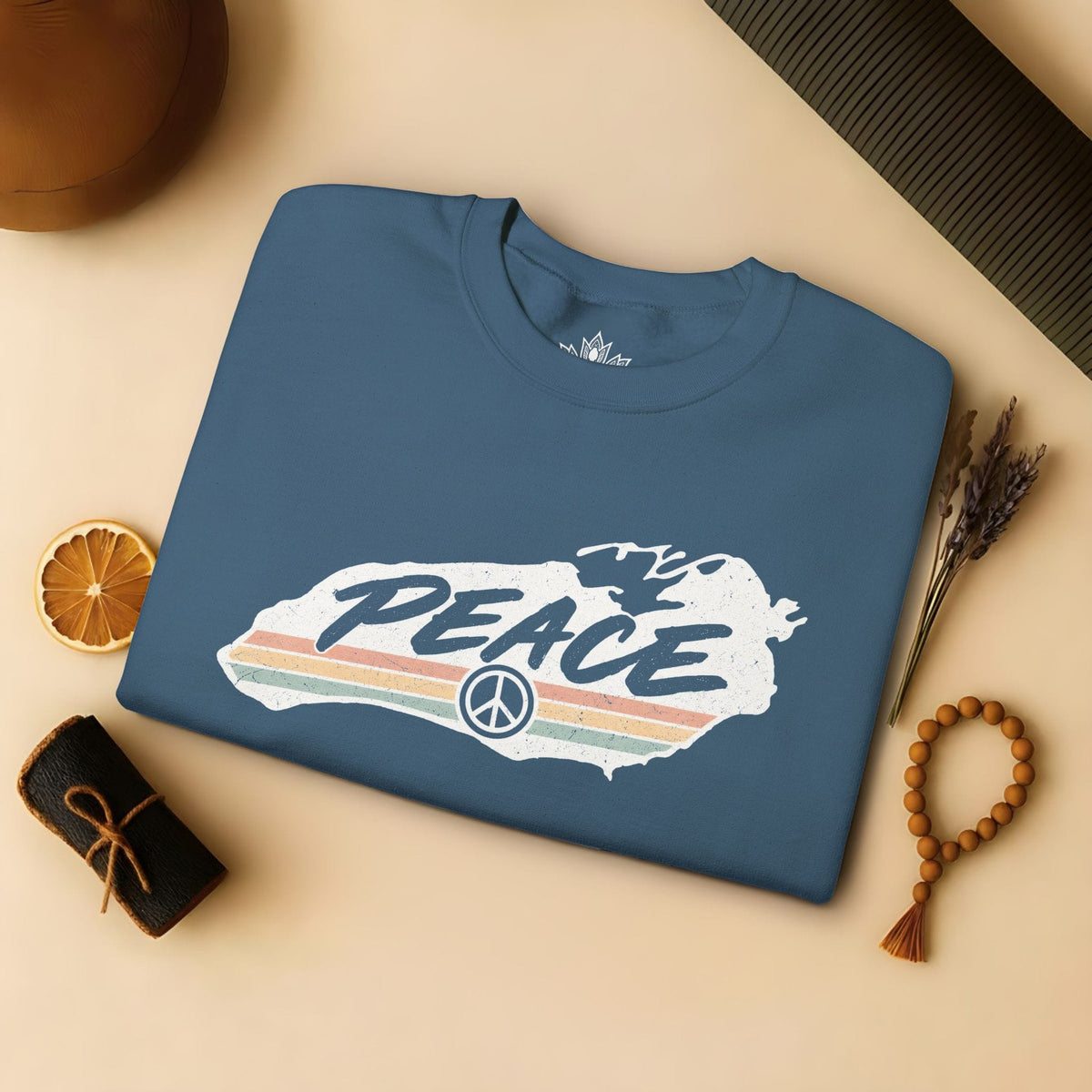 Printify Sweatshirt Ontario Lake Peace Sweatshirt Ontario Lake Peace Sweatshirt