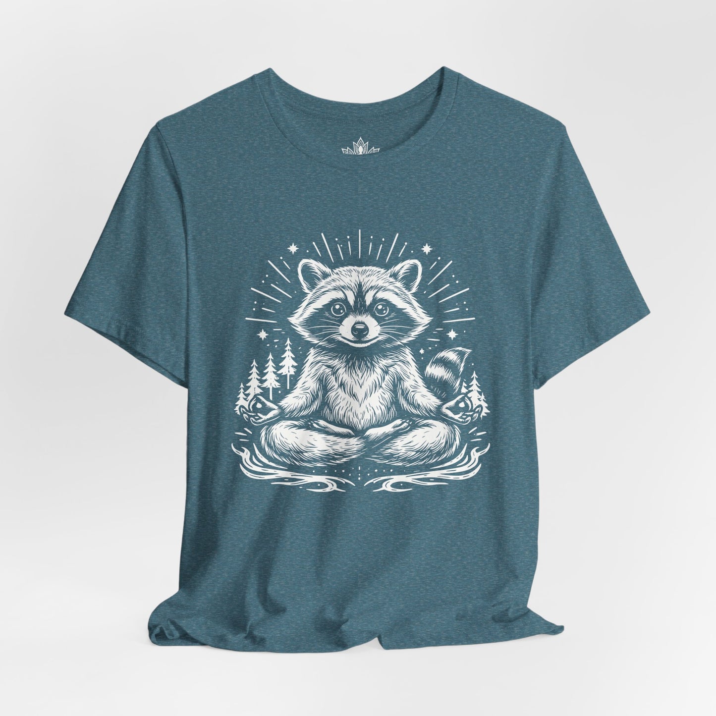 Meditating Raccoon Men Tee