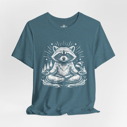 Meditating Raccoon Men Tee