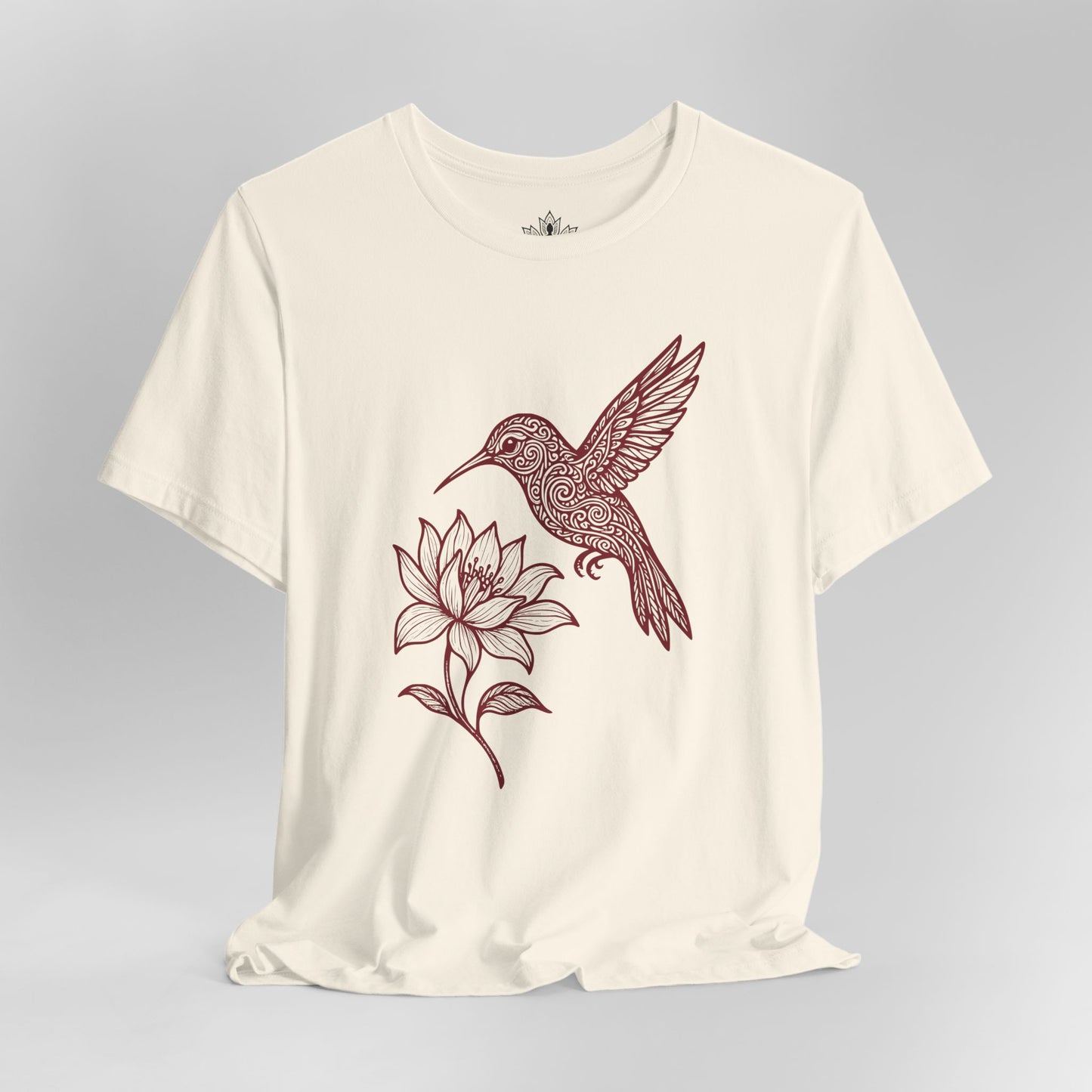 Hummingbird Lotus – Mandala Nature Tee
