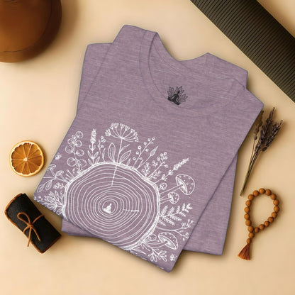 The Quiet Center Botanical Tee