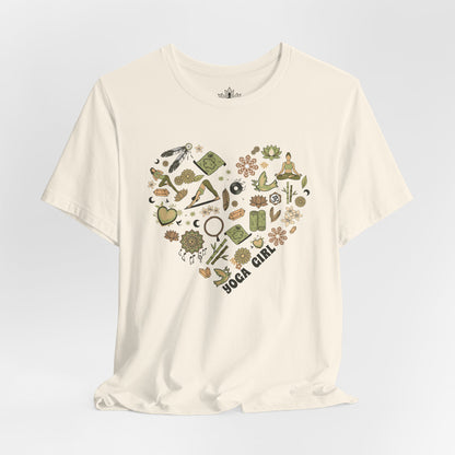 Yoga Girl Boho Heart Tee