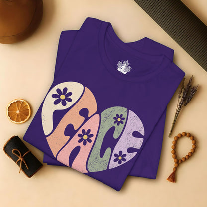 Retro Peace Heart Tee