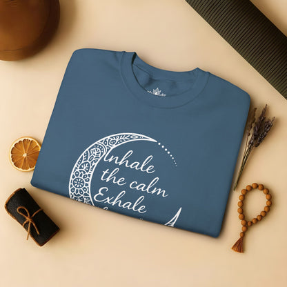 Inhale Calm Exhale Noise - Cozy Sweater
