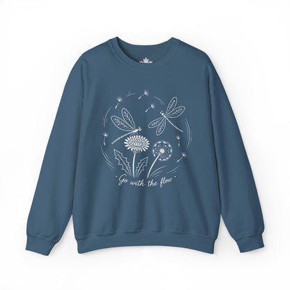 Go With The Flow Delicate Dragonflies Sweatshirt