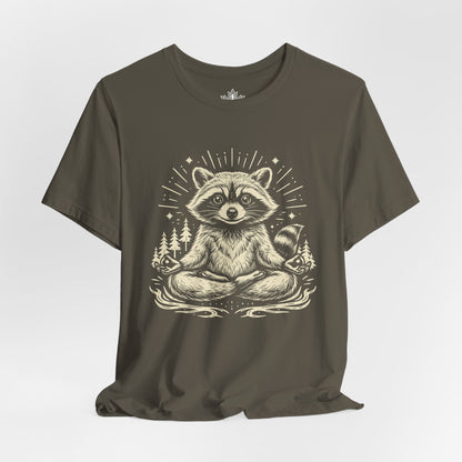 Meditating Raccoon Men Tee