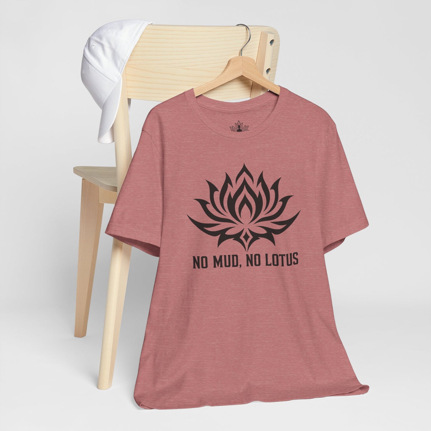 No Mud, No Lotus Tribal Art Men Tee