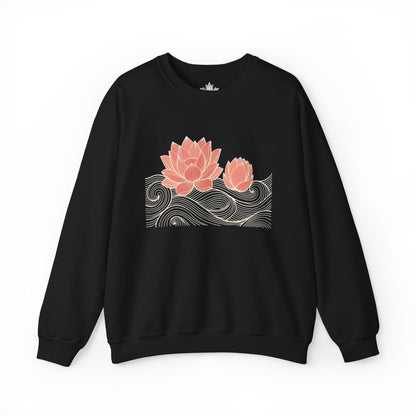 Lotus Line Art Sweatshirt