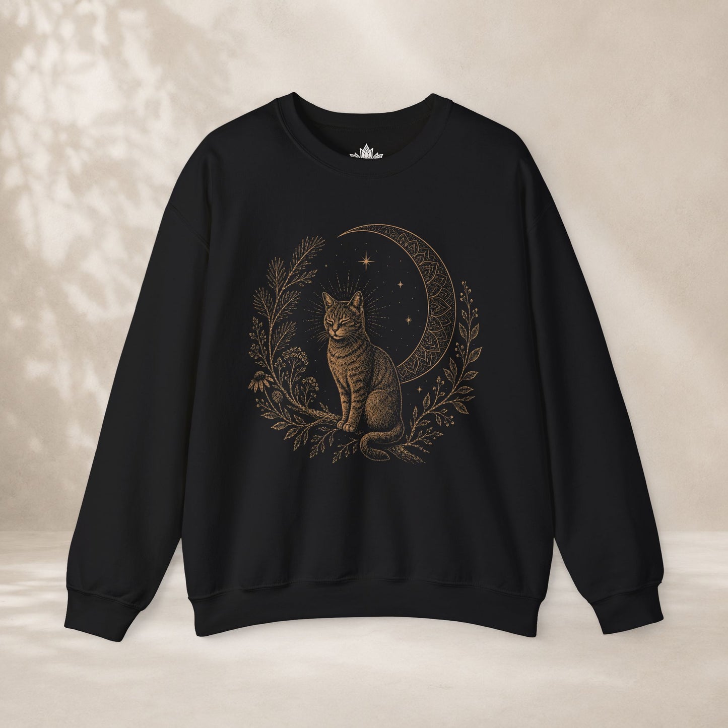 Cat Mandala Moon Sweatshirt