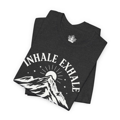 Inhale Exhale Repeat Mountain Men Tee