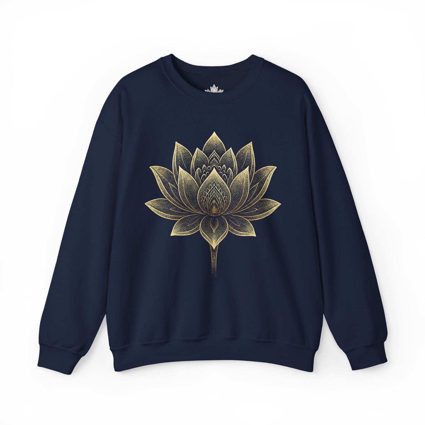 Sweat-shirt Fleur de lotus dorée