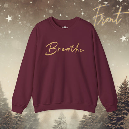 Cozy Breathe Sweater - Mandala Back Print
