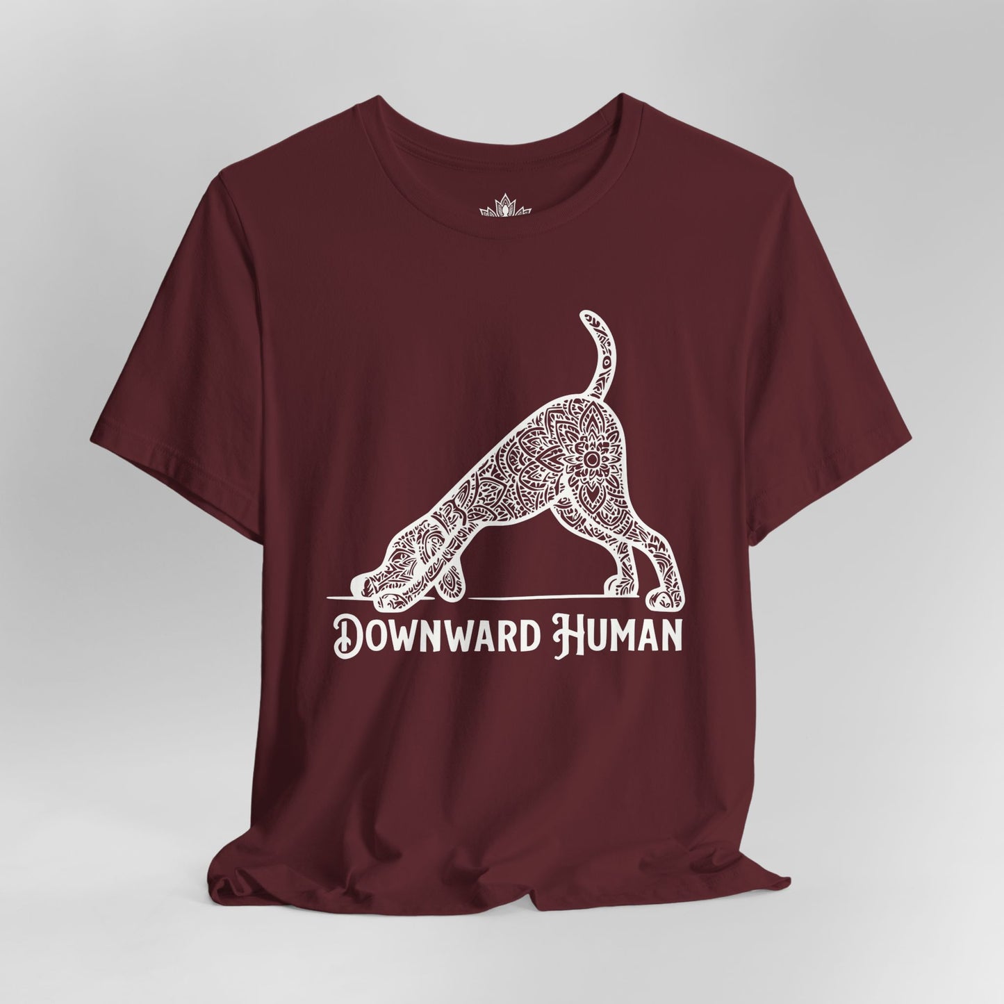 Downward Human Mandala Dog Tee