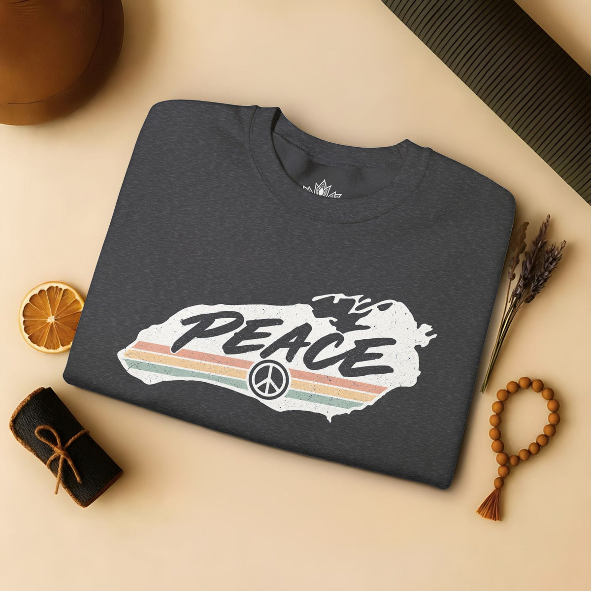 Printify Sweatshirt Ontario Lake Peace Sweatshirt Ontario Lake Peace Sweatshirt