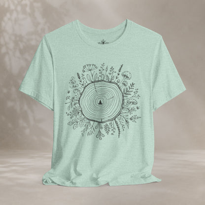 The Quiet Center Botanical Tee
