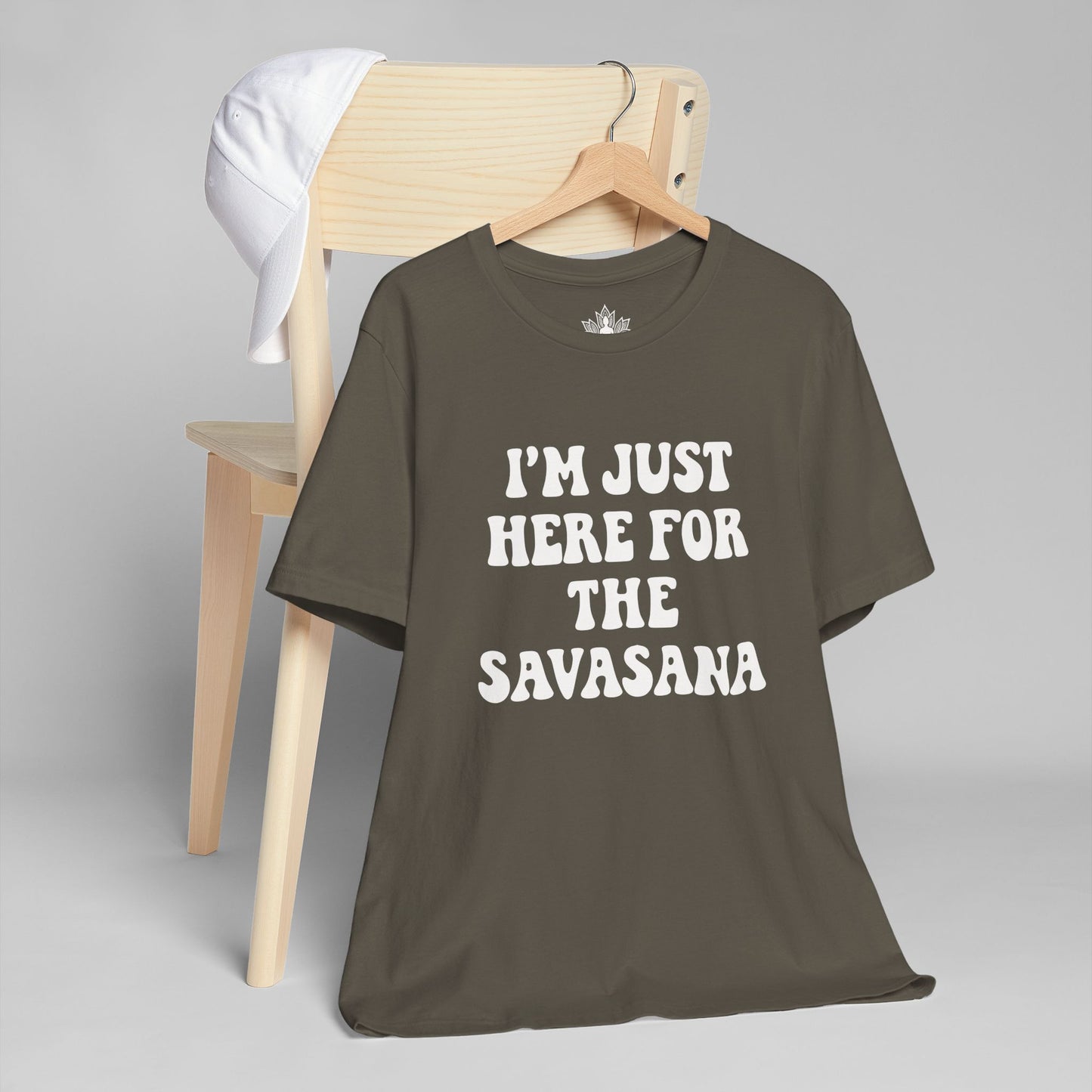 Savasana Only – Funny Yoga Men Tee