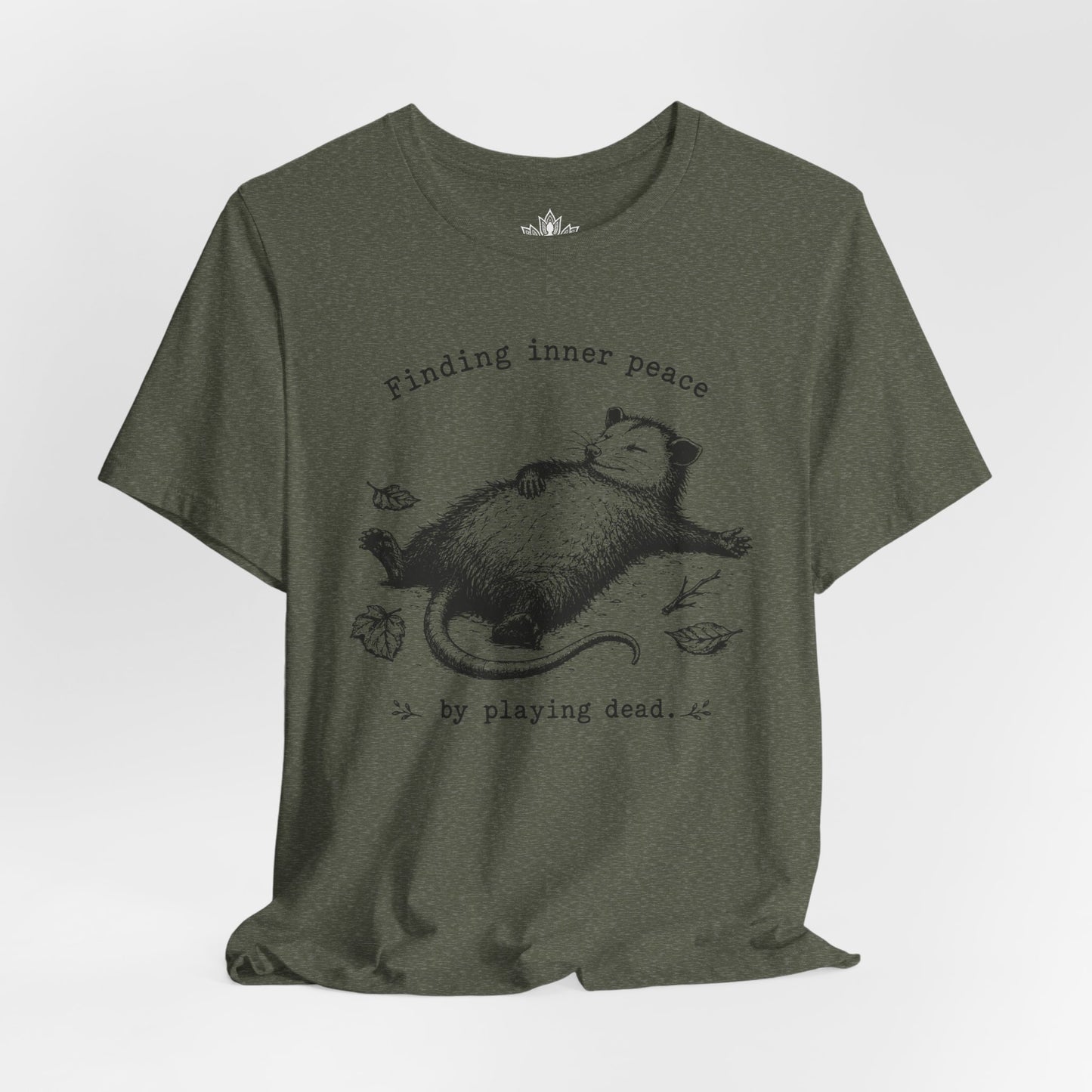 Finding Inner Peace Possum Tee