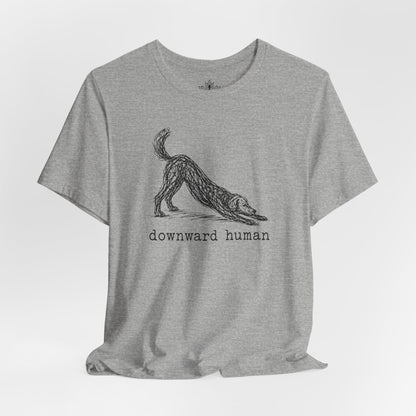 Line Art Downward Human Tee