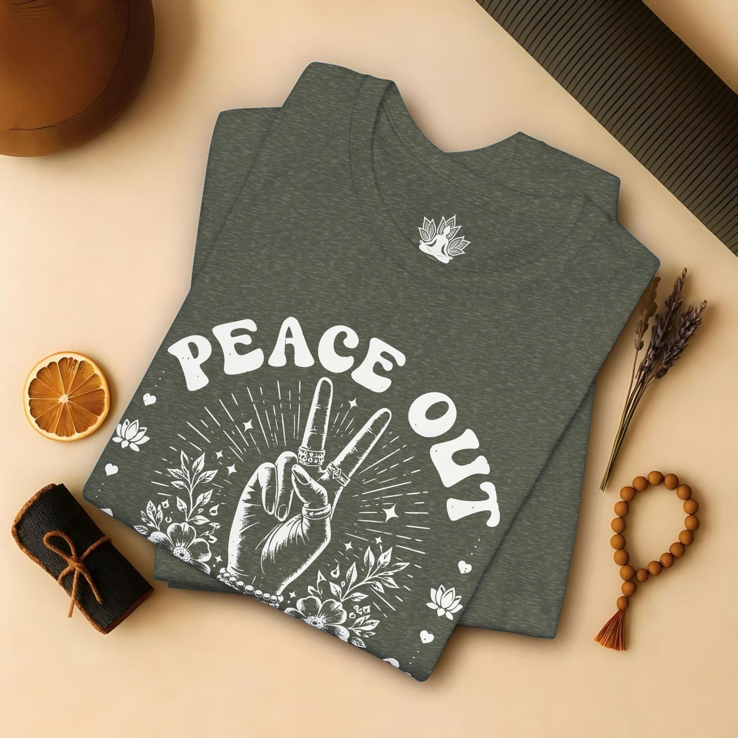Peace Out, Love Your Neighbor Tee