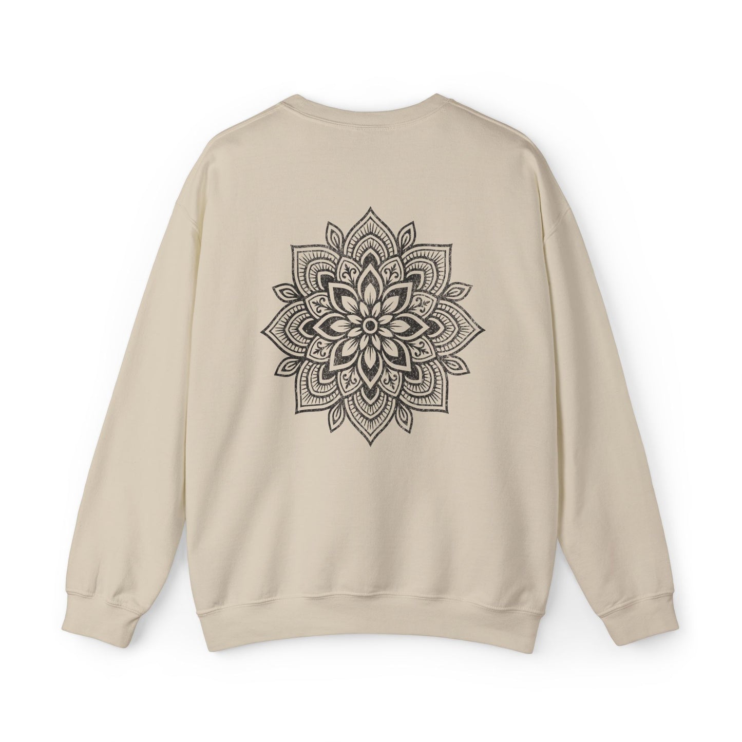 Sweat-shirt Cozy Breathe - Imprimé mandala au dos