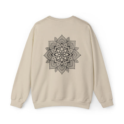 Sweat-shirt Cozy Breathe - Imprimé mandala au dos