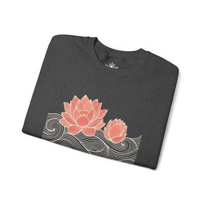 Lotus Line Art Sweatshirt