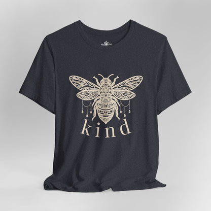 Bee Kind Mandala – Mindful Boho Yoga Tee