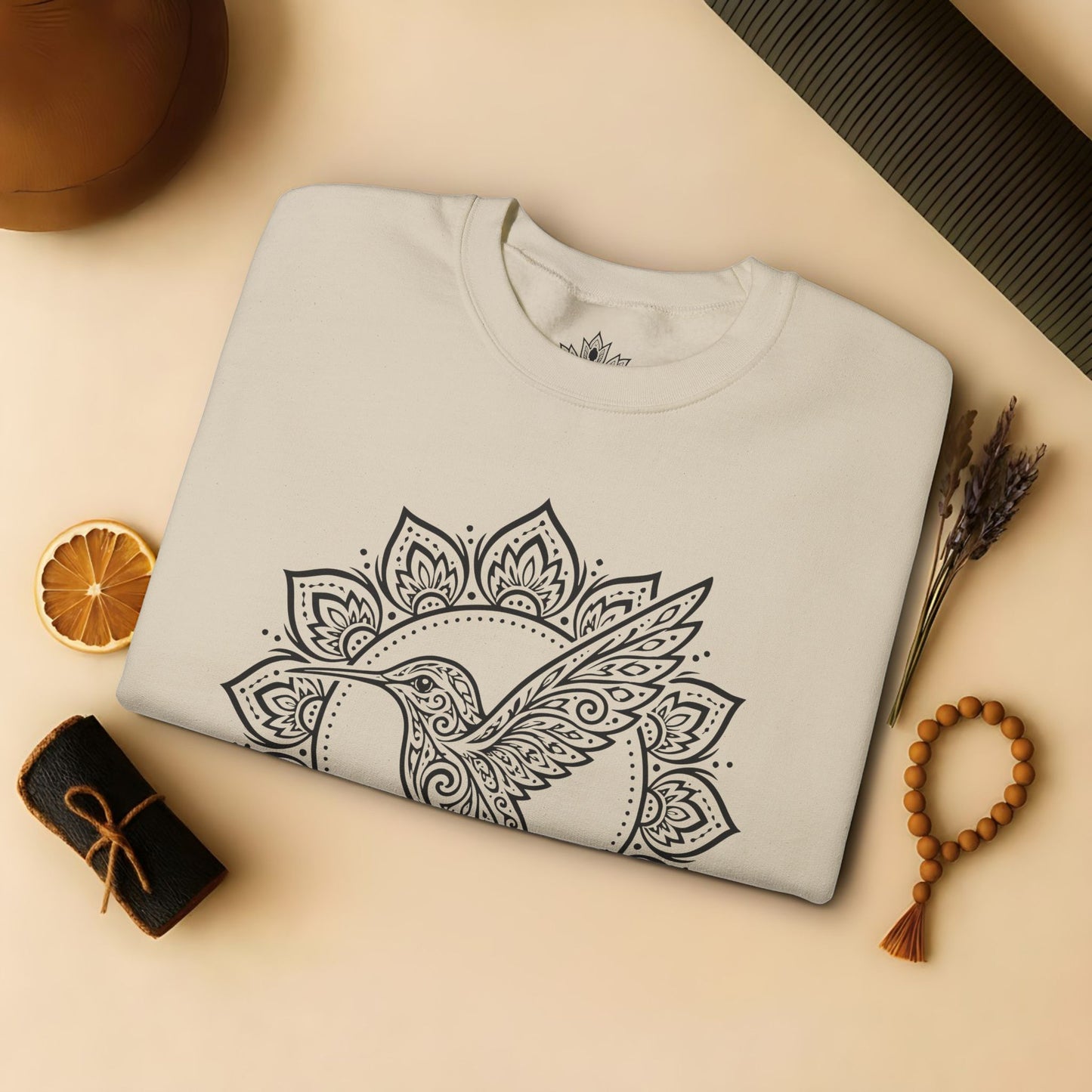 Hummingbird & Mandala Sweatshirt