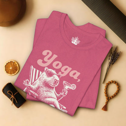 Capybara Yoga, Playa & Margarita Tee