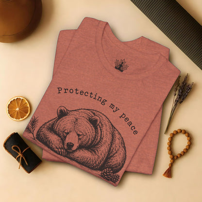 Protecting My Peace Bear Tee