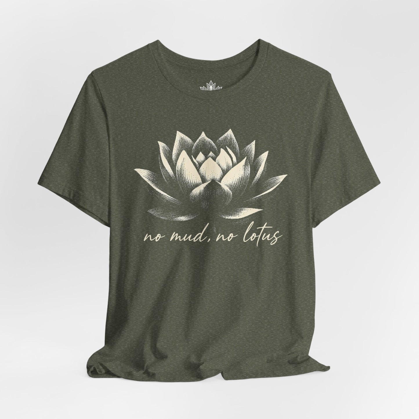 No Mud, No Lotus Shadow Art Tee