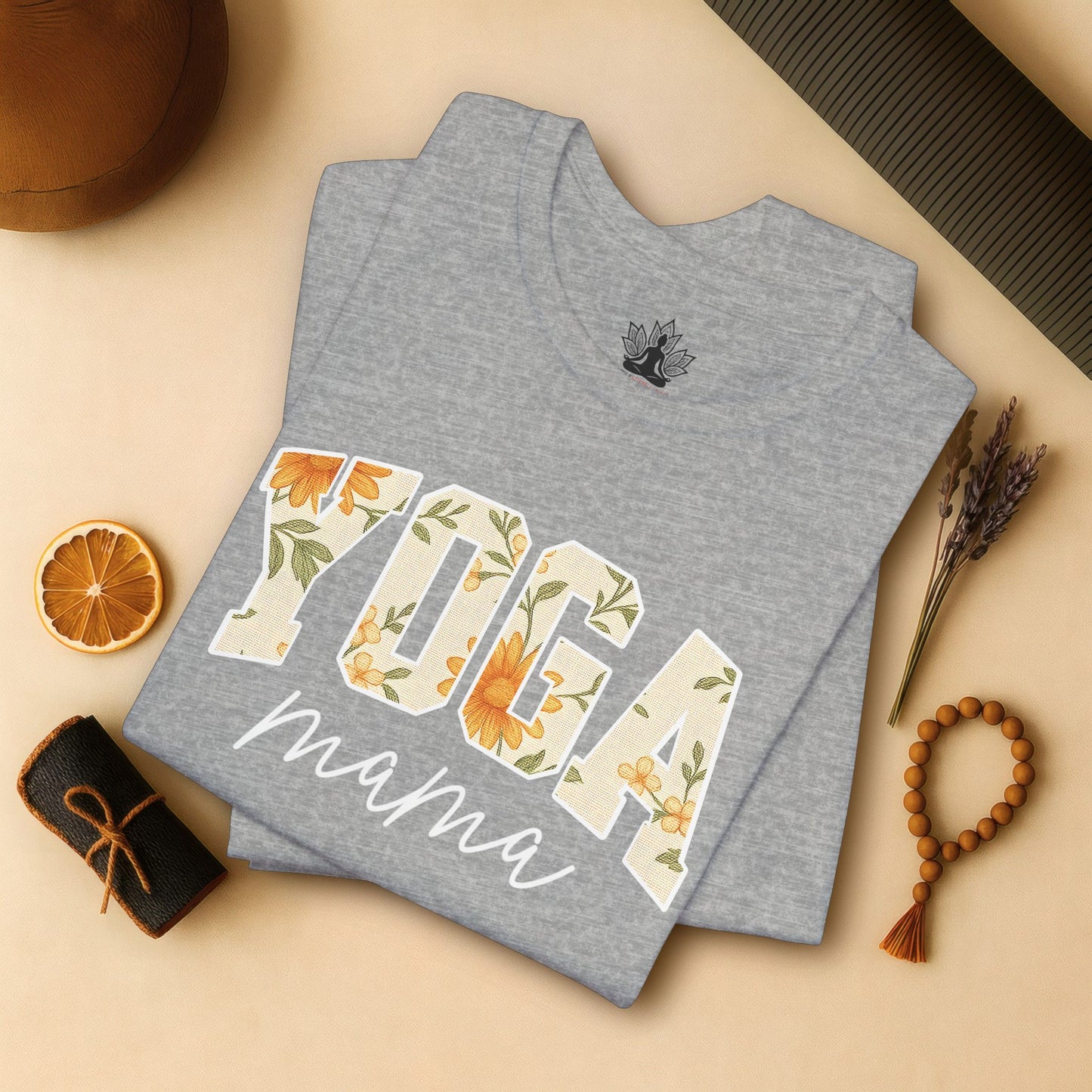 Floral Yoga Mama – Motherhood & Mindfulness Tee