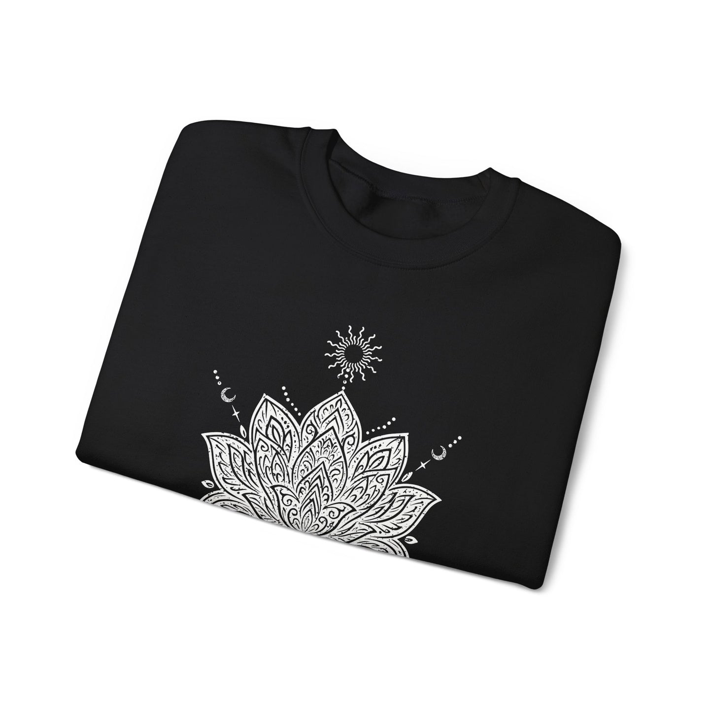 Sweat-shirt Yoga Conscient Mandala Lotus Sacré