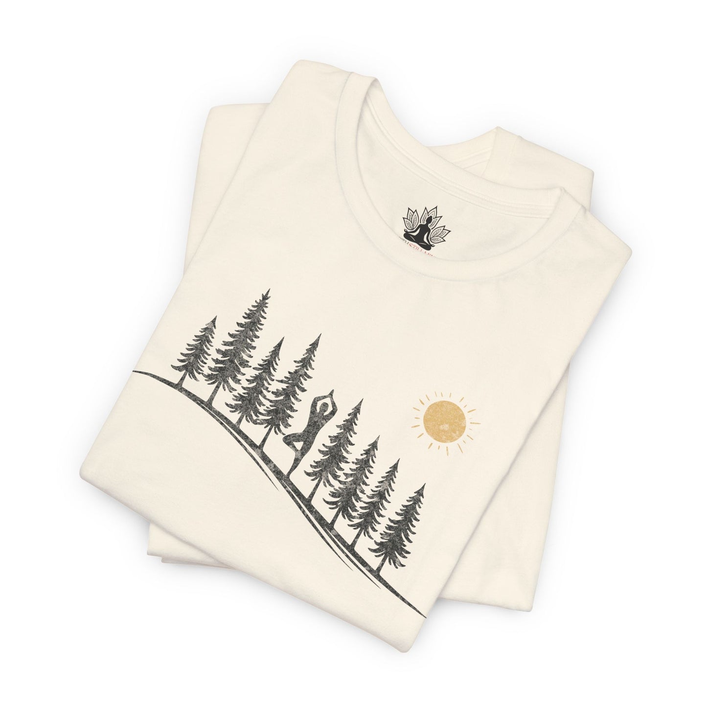 Forest Tree Pose Yoga – Balance in Nature Men Tee