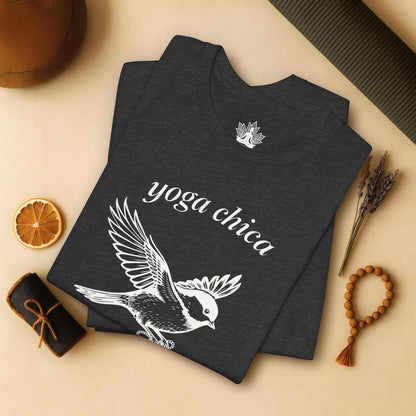 Yoga Chica Chickadee Tee
