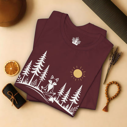 Peaceful Forest Fox Tee