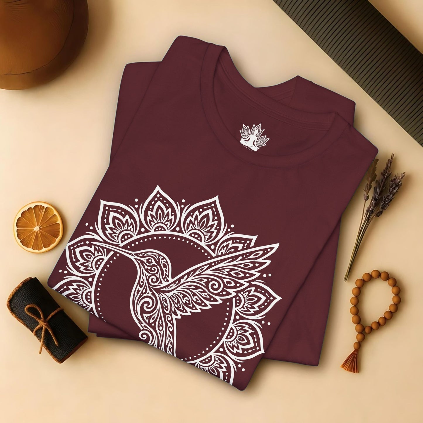 Hummingbird & Mandala Tee