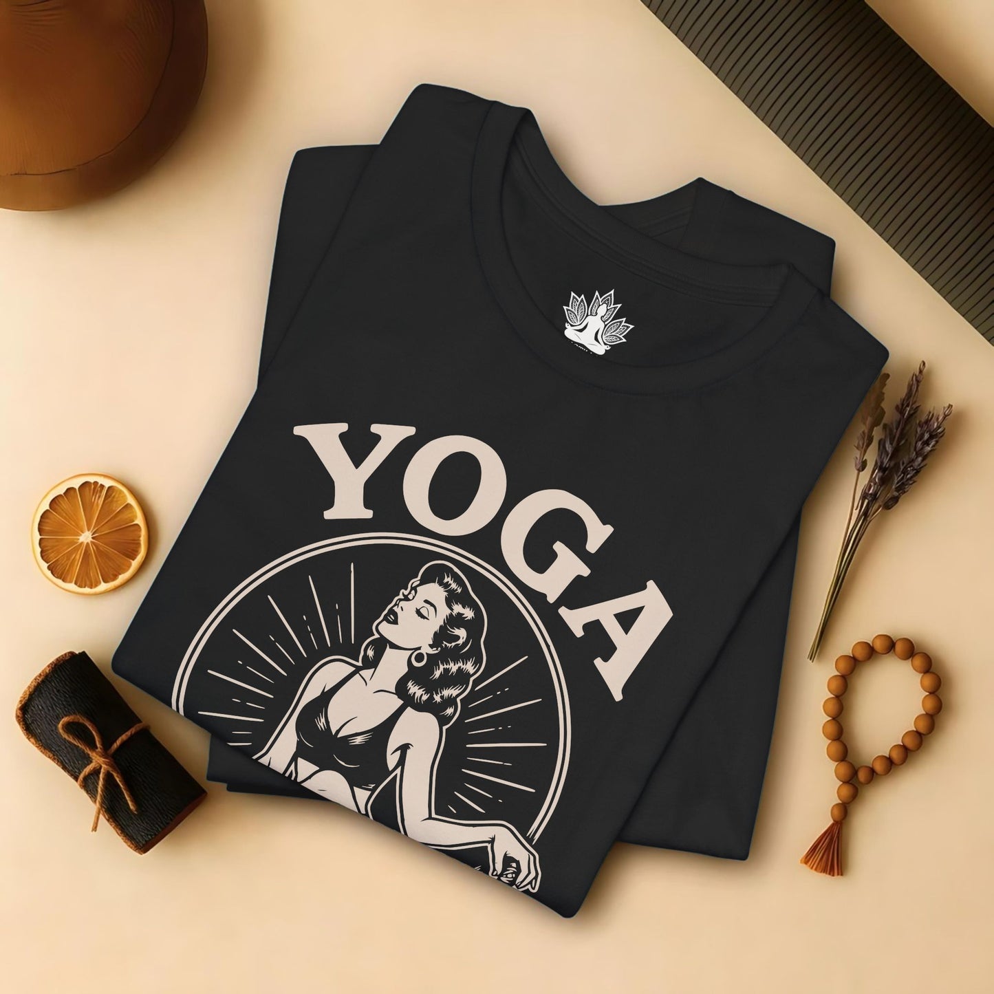 Yoga Because Murder Is Wrong Vintage Tee