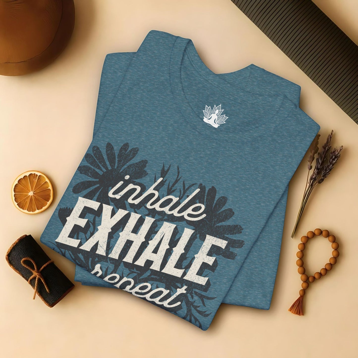Inhale Exhale Repeat Floral Tee