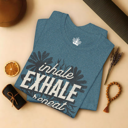 Inhale Exhale Repeat Floral Tee
